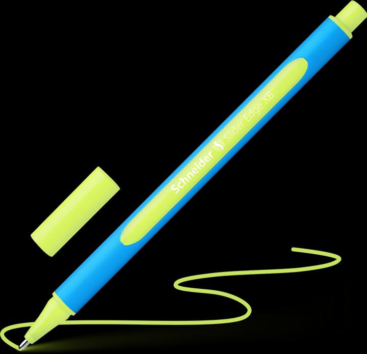 Actual product image Schneider Ballpoint pen Slider Edge (Blue, Yellow, 1 x)