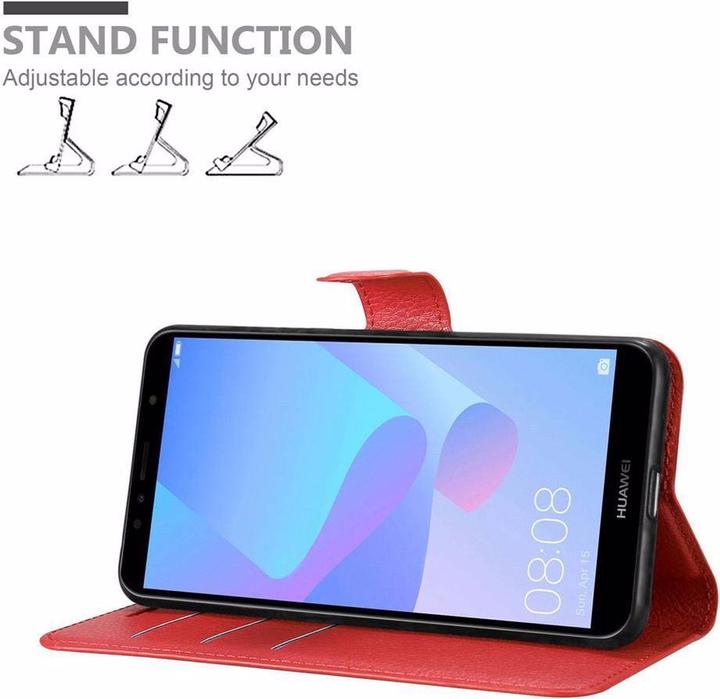 Productafbeelding Cadorabo Boek met kaft met standfunctie (Huawei Y6 Prime (2018))