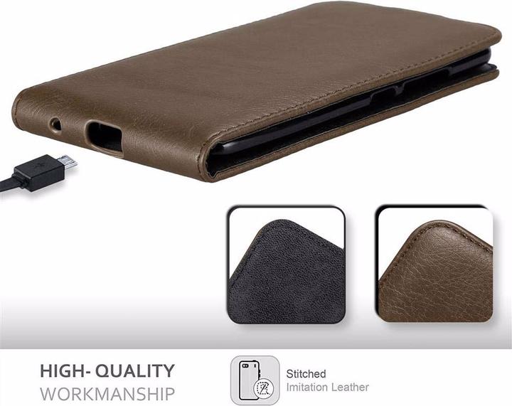 Actual product image Cadorabo Flip like Invisible Cover (ZTE Axon 7)