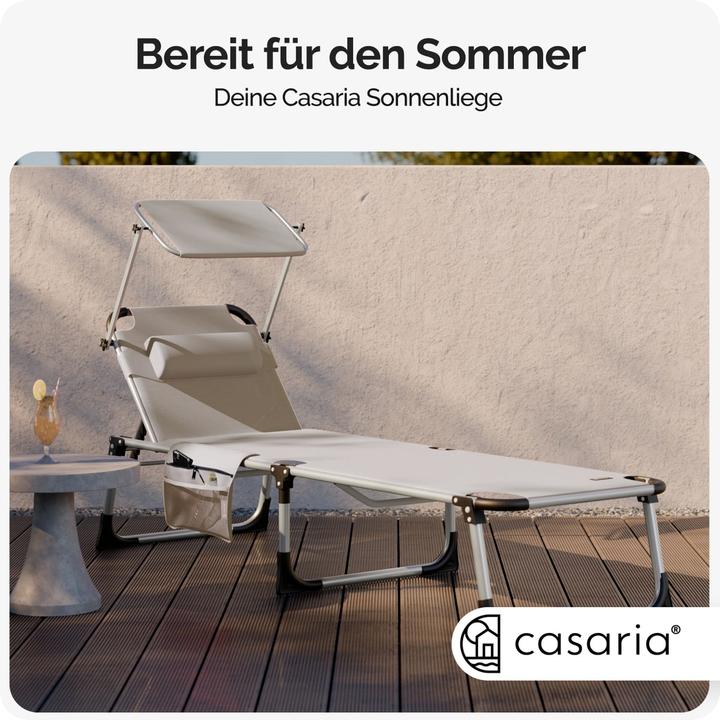 Actual product image Casaria Sonnenliege (210 cm)