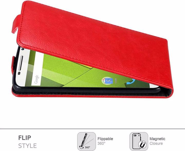 Immagine prodotto Cadorabo Flip come copertura invisibile (Motorola Moto X Play)
