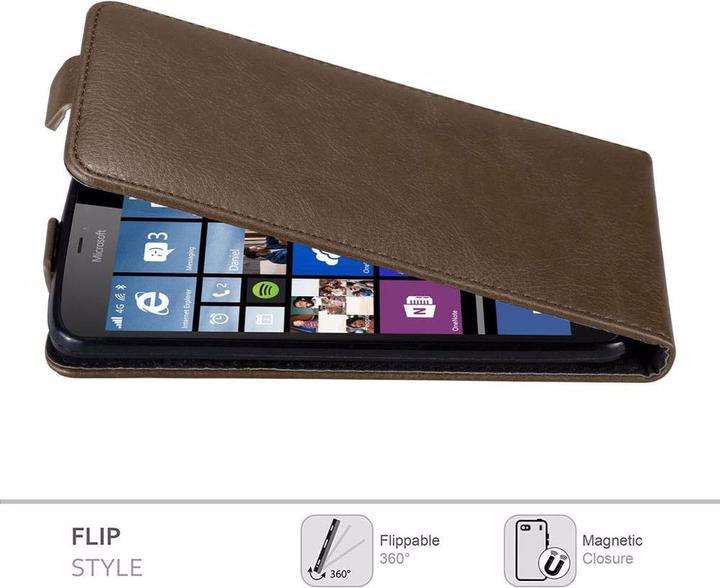 Immagine prodotto Cadorabo Flip come copertura invisibile (Microsoft Lumia 640 XL)