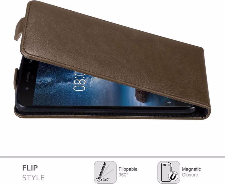 Immagine prodotto Cadorabo Flip come copertura invisibile (Apple iPhone 8)
