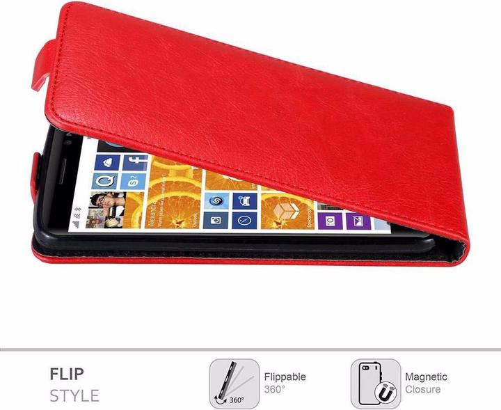 Actual product image Cadorabo Flip like Invisible Cover (Nokia Lumia 830)