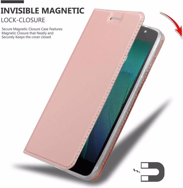 Produktbild Cadorabo Book Classy Style Cover (Motorola Moto G5S)