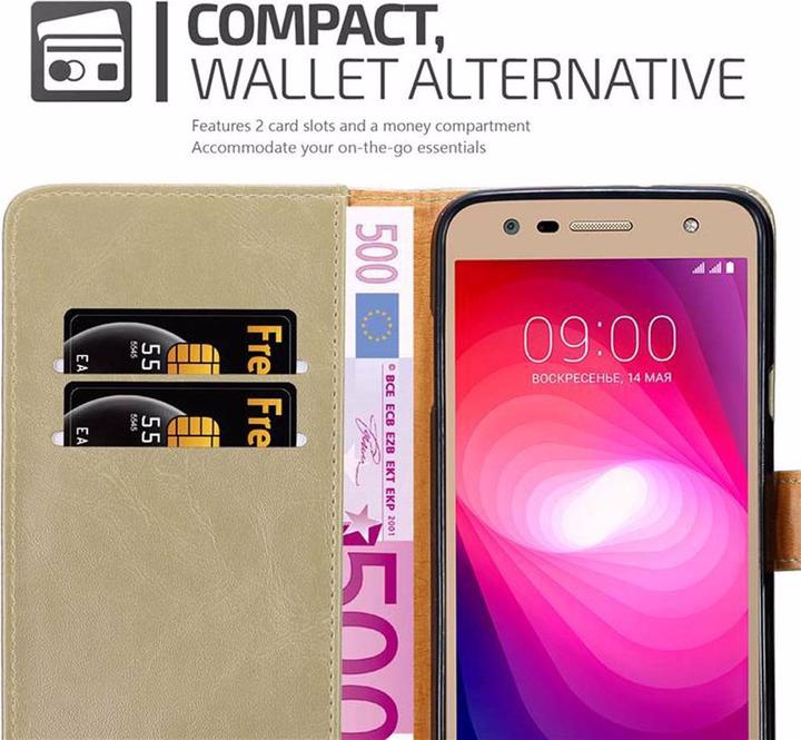 Immagine prodotto Cadorabo Copertina di lusso del libro (LG X Power 2)