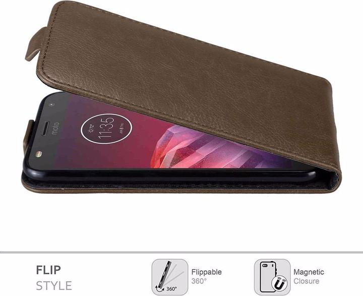 Image du produit Cadorabo Flip comme Invisible Cover (Motorola Moto Z2 Play)