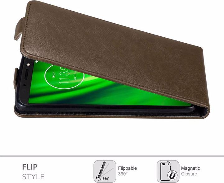 Produktbild Cadorabo Flip wie Invisible Cover (Motorola Moto G6 Play, Motorola Moto E5)