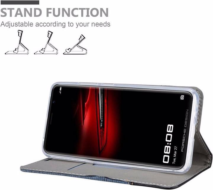 Produktbild Cadorabo Book Jeans Optik Cover (Huawei Mate RS Porsche Design)