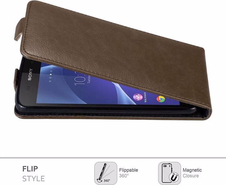 Immagine prodotto Cadorabo Flip come copertura invisibile (Sony Xperia Z3)