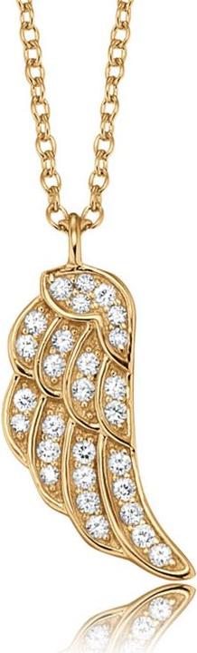 Engelsrufer Halskette Flügel Gold (Silber, 40 - 44 cm)