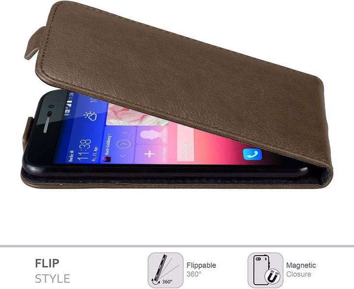 Actual product image Cadorabo Flip like Invisible Cover (Huawei Ascend P7)