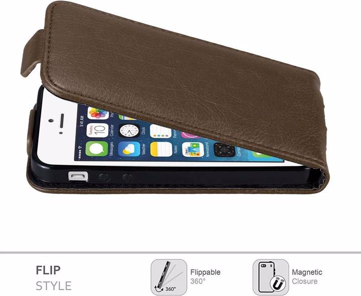 Image du produit Cadorabo Flip comme Invisible Cover (Apple iPhone 5, Apple iPhone 5s)
