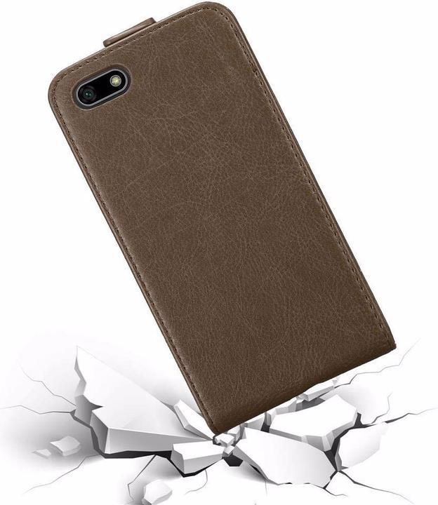 Immagine prodotto Cadorabo Flip come copertura invisibile (Huawei Y5 (2018))