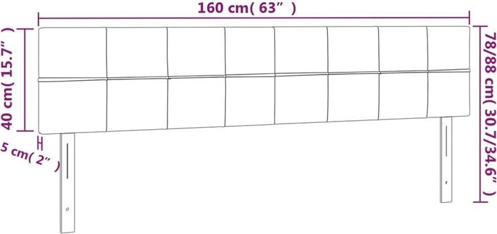 Produktbild VidaXL Gianna (160 x 5 x 88 cm)