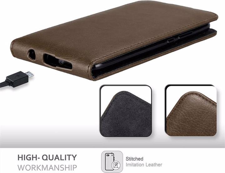 Immagine prodotto Cadorabo Flip come copertura invisibile (Huawei Nova 3E)