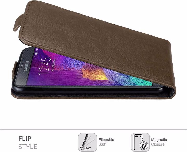 Immagine prodotto Cadorabo Flip come copertura invisibile (Samsung Galaxy Note 4)
