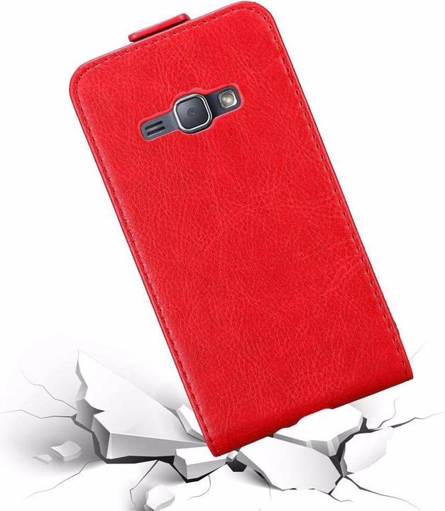 Immagine prodotto Cadorabo Flip come copertura invisibile (Samsung Galaxy J1 (2016))