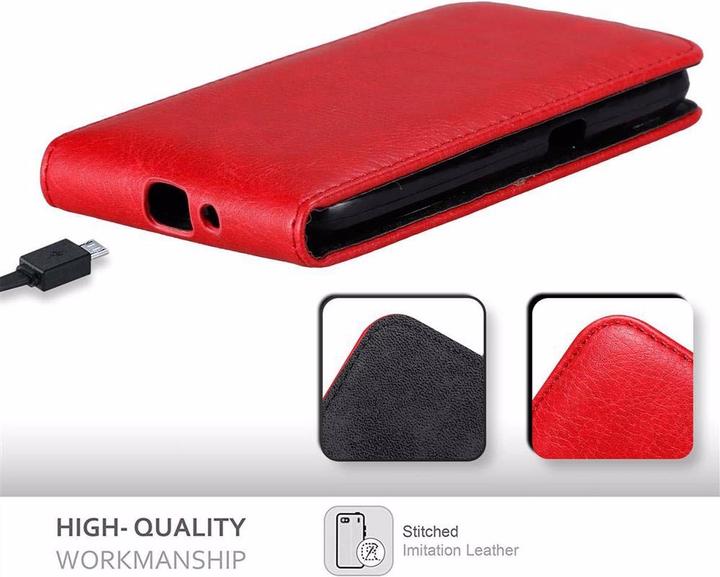 Immagine prodotto Cadorabo Flip come copertura invisibile (Samsung Galaxy J1 (2016))