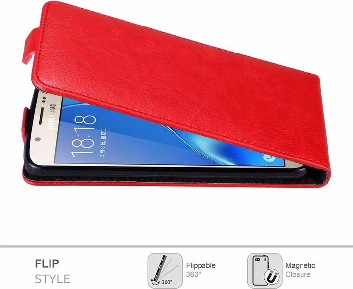 Immagine prodotto Cadorabo Flip come copertura invisibile (Samsung Galaxy J7 2016)