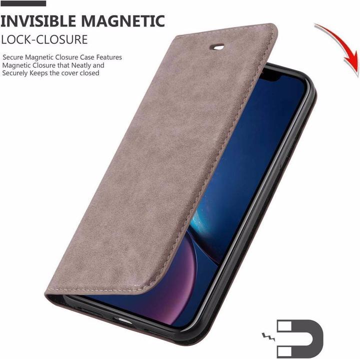 Produktbild Cadorabo Book Invisible Magnet Cover (Apple iPhone XR)
