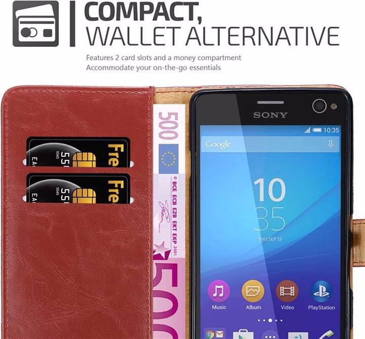 Produktbild Cadorabo Book Luxury Cover (Sony Xperia C4)