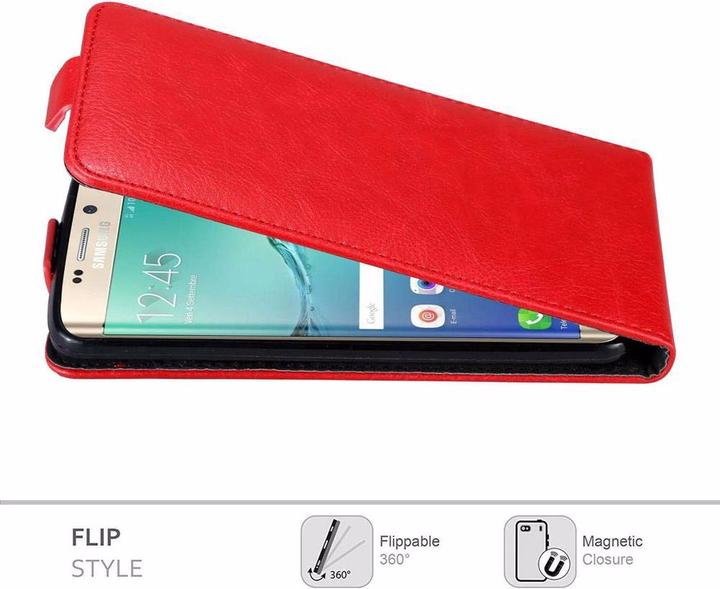 Immagine prodotto Cadorabo Flip come copertura invisibile (Samsung Galaxy S6 Edge+)