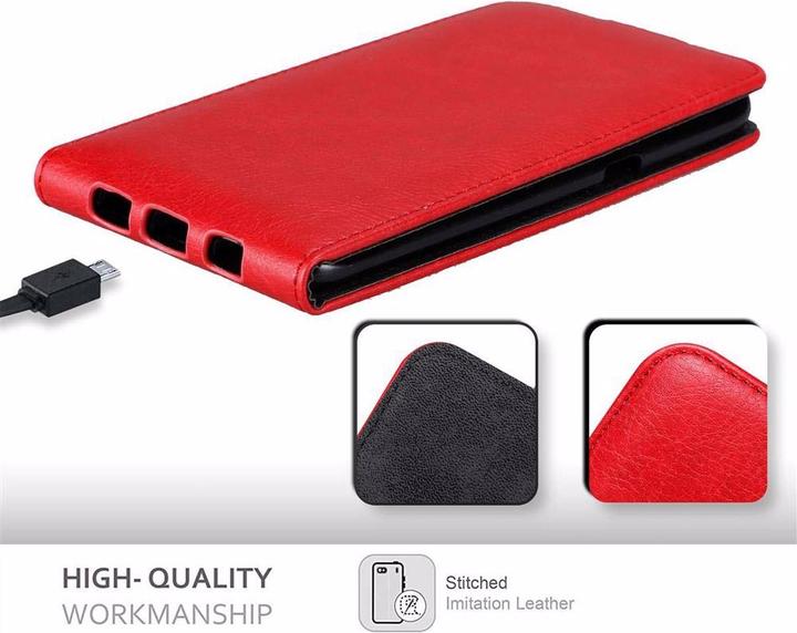 Immagine prodotto Cadorabo Flip come copertura invisibile (Samsung Galaxy S6 Edge+)