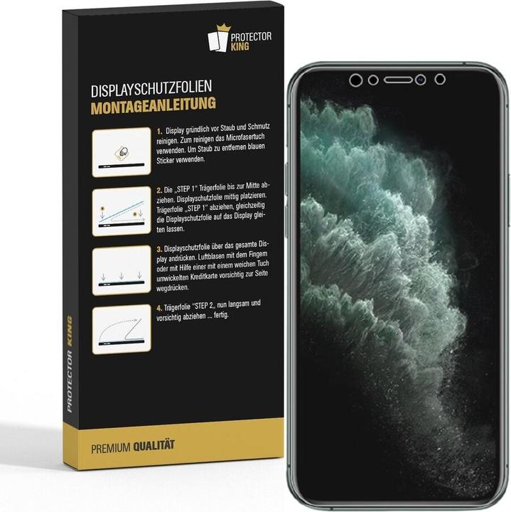 Produktbild Protectorking 6x Premium Displayschutzfolie 3D KLAR (6 Stück, Apple iPhone X)