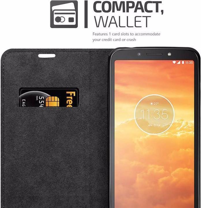 Produktbild Cadorabo Book Invisible Magnet Cover (Motorola Moto E5 Play)