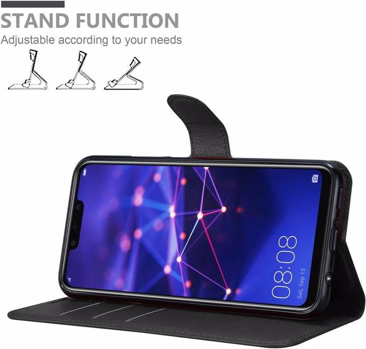 Actual product image Cadorabo Book with stand function cover (Mate 20 Lite)