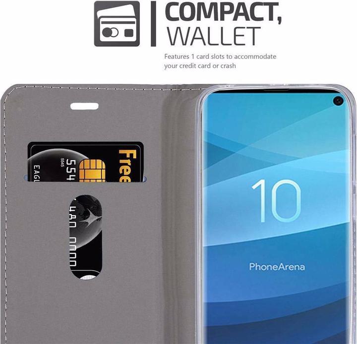 Produktbild Cadorabo Book Jeans Optik Cover (Samsung Galaxy S10)