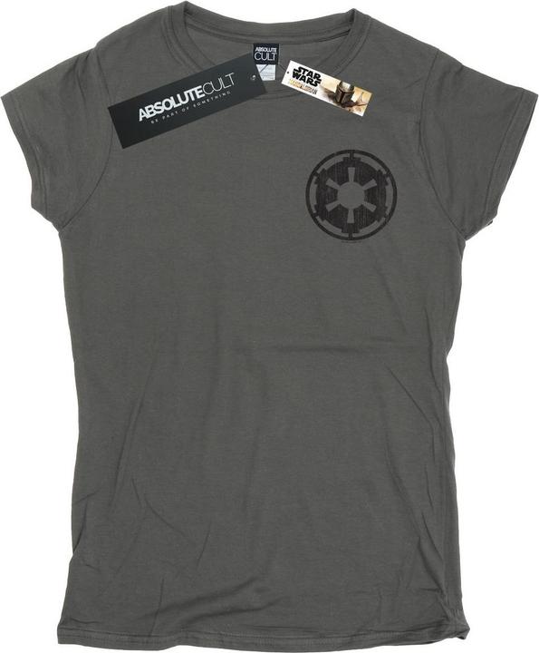 Star Wars The Mandalorian Galactic Empire Insignia Breast Print TShirt (XL)