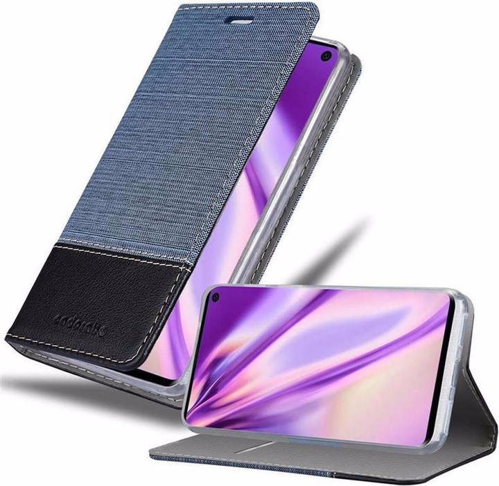 Produktbild Cadorabo Book Jeans Optik Cover (Samsung Galaxy S10)