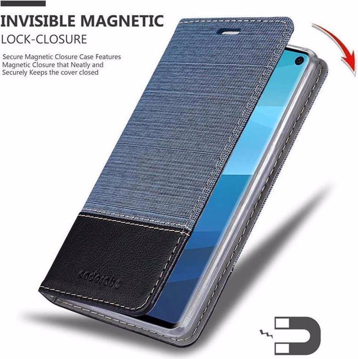 Produktbild Cadorabo Book Jeans Optik Cover (Samsung Galaxy S10)