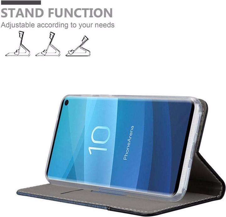Produktbild Cadorabo Book Jeans Optik Cover (Samsung Galaxy S10)