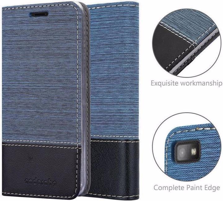 Produktbild Cadorabo Book Jeans Optik Cover (Blackberry Z10)