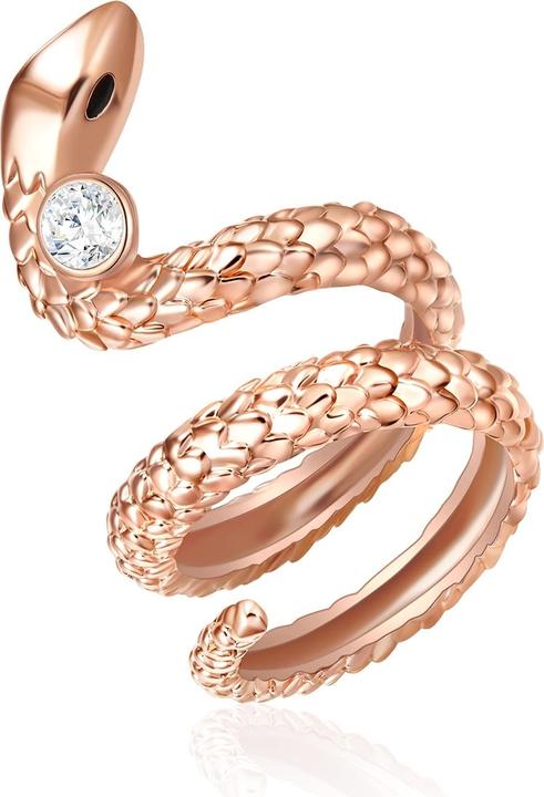 Immagine prodotto Lulu & Jane Serpente da donna in lega di metallo decorato con cristalli Swarovski® oro rosa - 29321 (52)