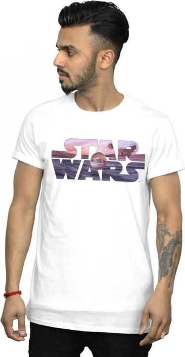 Immagine prodotto Star Wars The Mandalorian The Child Logo Maglietta Uomo (XL)