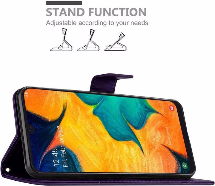 Image du produit Cadorabo Couverture du livre de fleurs (TCL A30, Samsung Galaxy A20, Samsung Galaxy M10s)