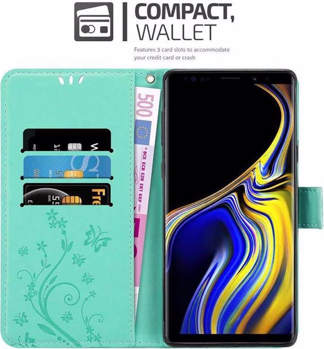 Image du produit Cadorabo Couverture du livre de fleurs (Samsung Galaxy Note 9)