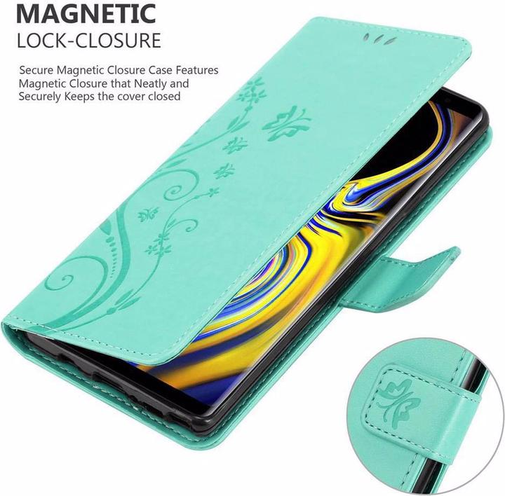 Image du produit Cadorabo Couverture du livre de fleurs (Samsung Galaxy Note 9)