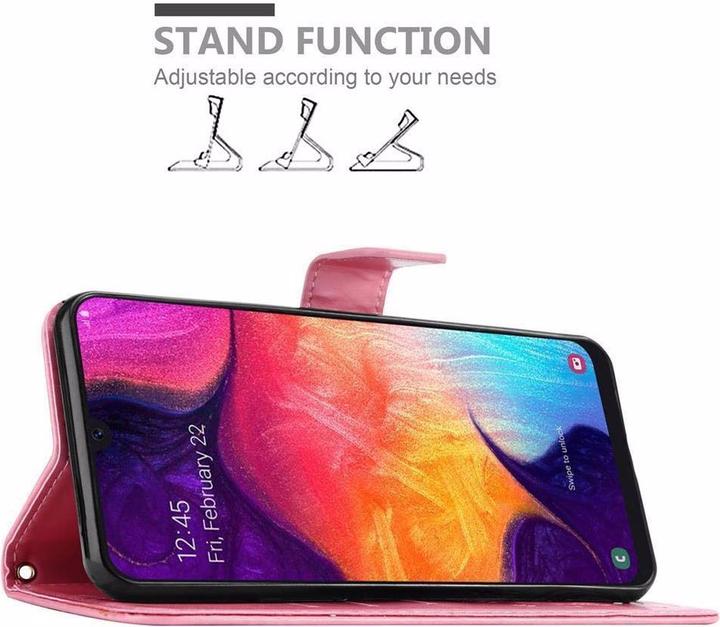 Actual product image Cadorabo Flower Book Cover (Samsung Galaxy A50)