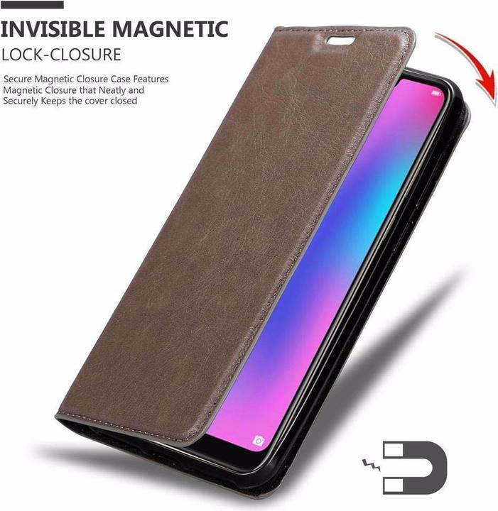 Produktbild Cadorabo Book Invisible Magnet Cover (Honor 8C)
