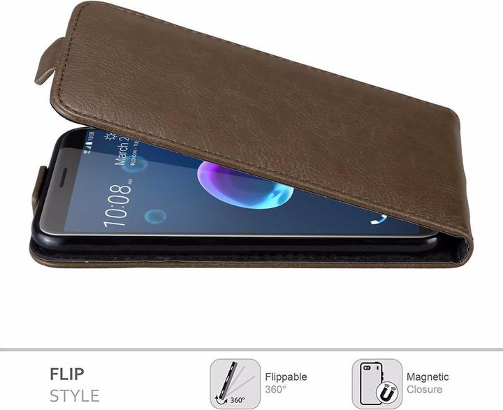 Immagine prodotto Cadorabo Flip come copertura invisibile (HTC Desire 12)