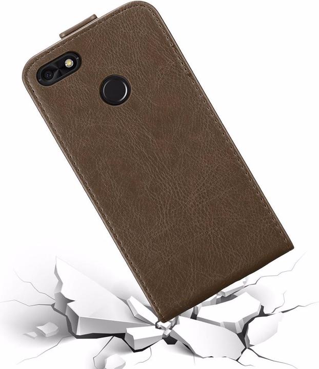 Immagine prodotto Cadorabo Flip come copertura invisibile (Huawei Y6 Pro)