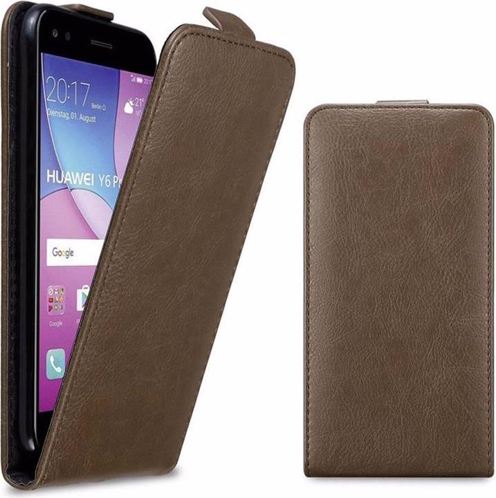 Immagine prodotto Cadorabo Flip come copertura invisibile (Huawei Y6 Pro)