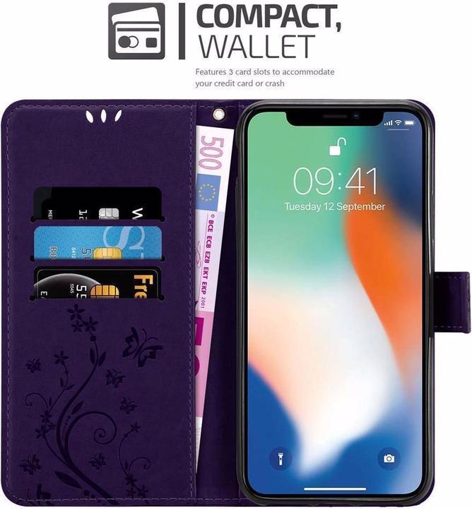 Produktbild Cadorabo Flower Book Cover (Apple iPhone XR)