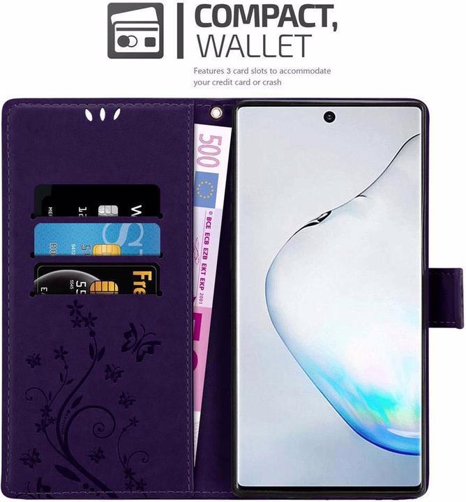 Produktbild Cadorabo Flower Book Cover (Samsung Galaxy Note 10 Plus)