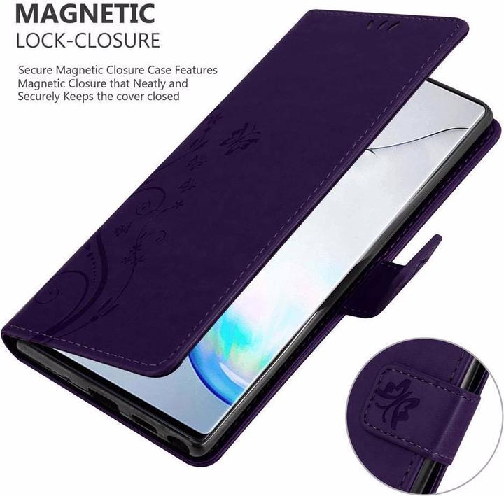 Produktbild Cadorabo Flower Book Cover (Samsung Galaxy Note 10 Plus)